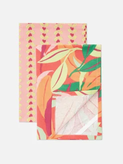 Pack De 2 Paños De Cocina Estampados
