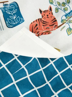 Pack De 2 Paños De Cocina Estampados