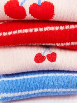 Pack De 5 Pares De Calcetines Bajos Con Cerezas