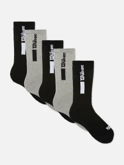 Pack De 5 Pares De Calcetines Deportivos Wilson
