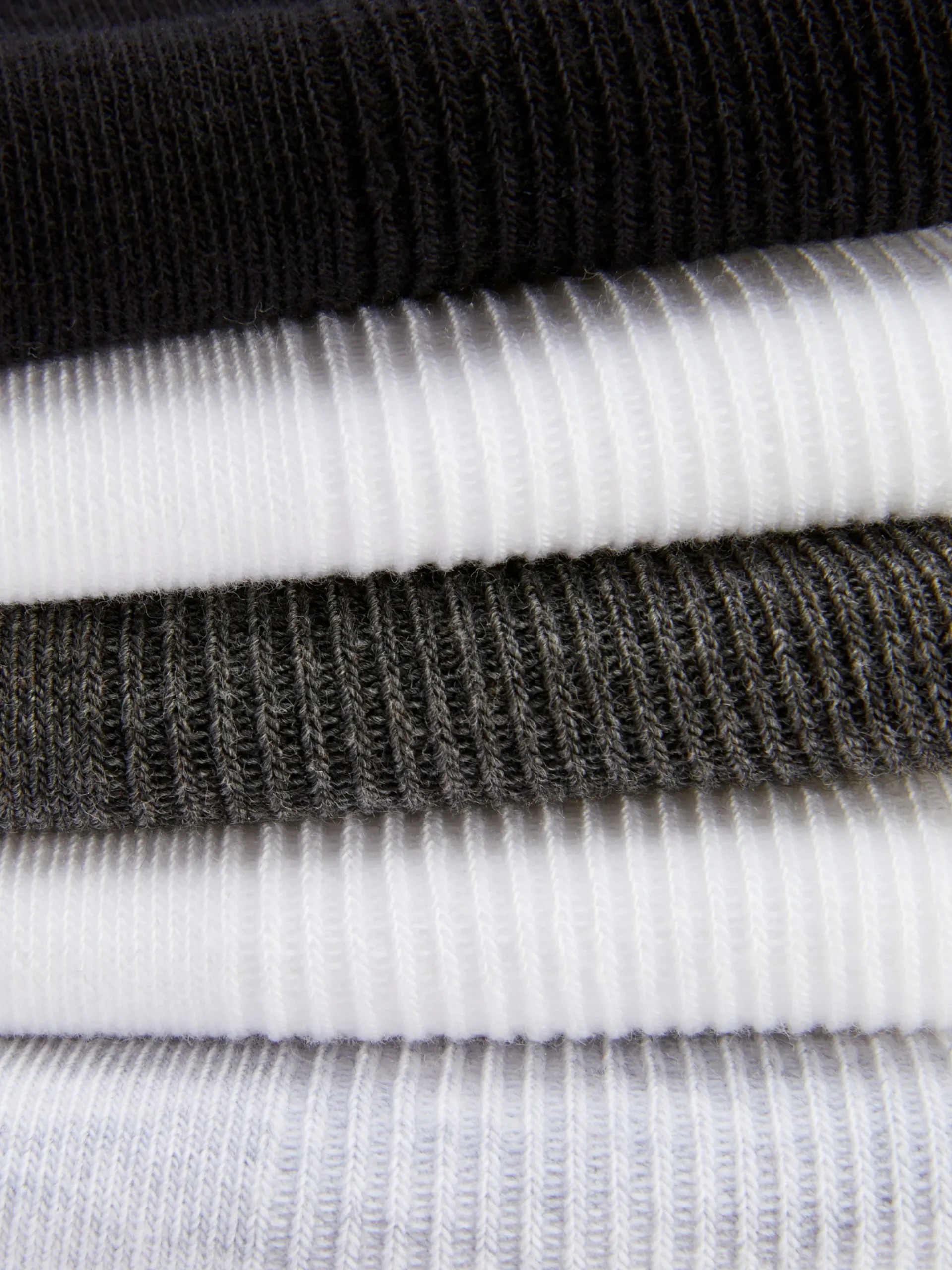 Pack De 5 Pares De Calcetines Altos Acanalados