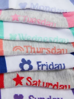 Pack De 7 Pares De Calcetines Tobilleros Para Diario