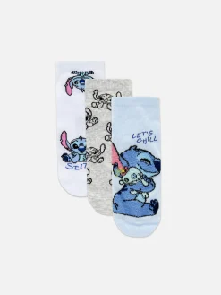 Pack De 3 Pares De Calcetines De Stitch De Disney
