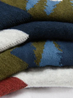 Pack De 5 Pares De Calcetines Altos Gráficos