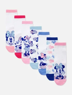 Pack De 7 Pares De Calcetines Bajos De Minnie Mouse