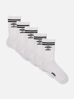 Pack De 5 Pares De Calcetines Deportivos Altos Umbro