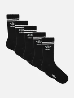 Pack De 5 Pares De Calcetines Deportivos Altos Umbro