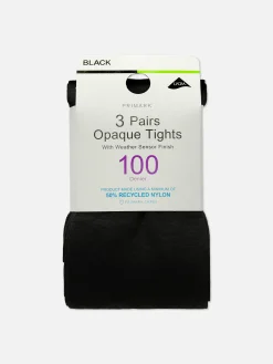 Pack De 3 Pares De Medias Opacas De 100 DEN