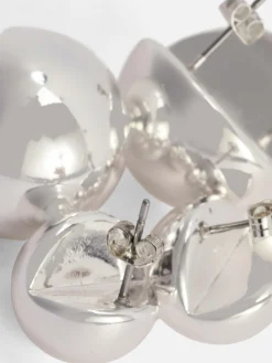 Pack De 2 Pares De Pendientes De Botón Esféricos