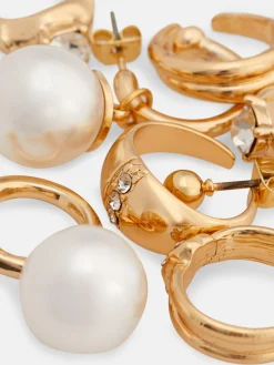 Pack De 6 Pendientes De Strass