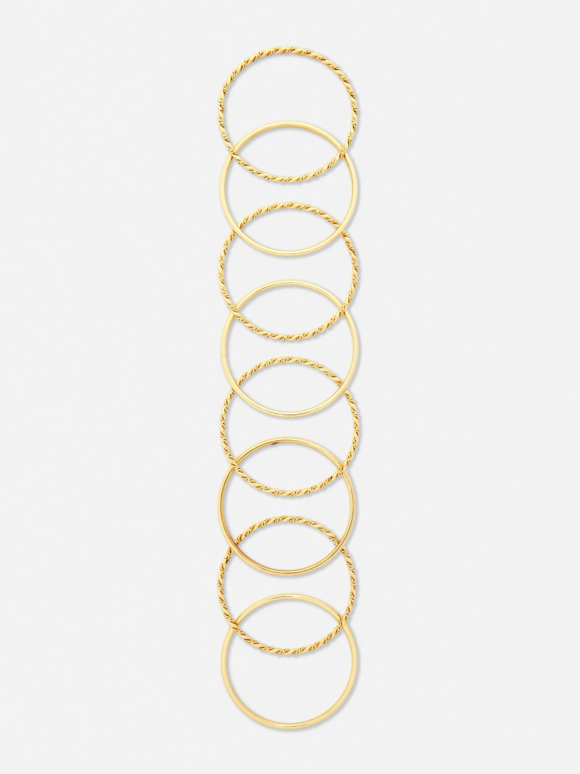 Pack De 8 Pulseras De Diferentes Texturas