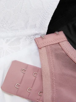 Pack De 3 Sujetadores De Encaje Copas D-G