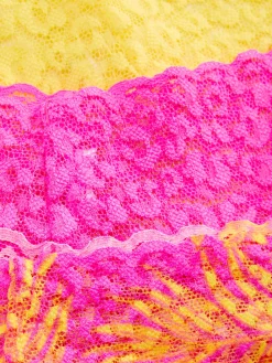 Pack De 3 Tangas Bandeau De Encaje