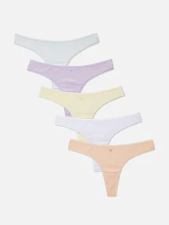 Pack De 5 Tangas Con Estampado Gráfico