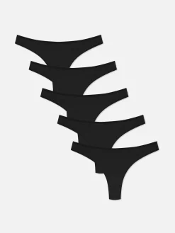 Pack De 5 Tangas De Microfibra