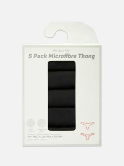 Pack De 5 Tangas De Microfibra