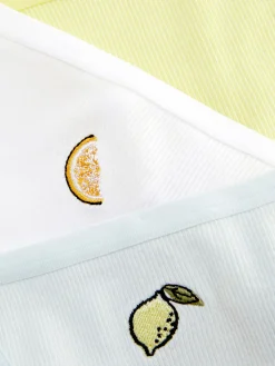 Pack De 3 Tangas De Tira Fina Bordados