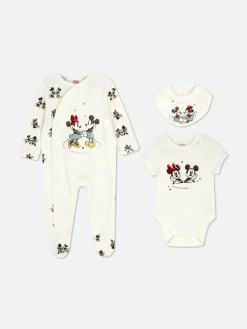 Pack De Body, Pijama Y Babero De Disney