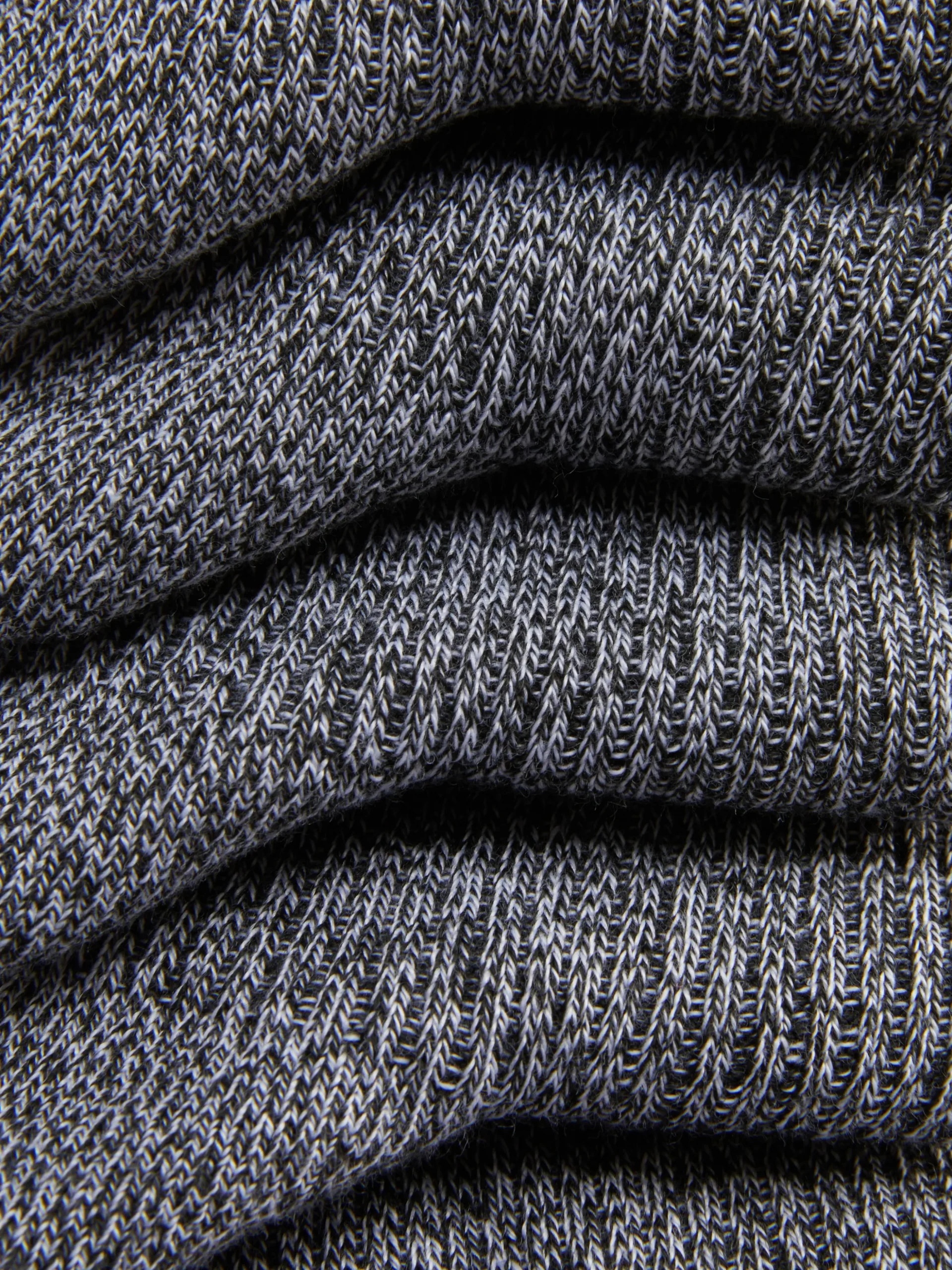 Pack De 5 pares De Calcetines Altos Acanalados