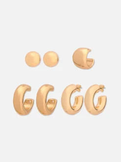 Pack De Pendientes De Aro Y Earcuffs