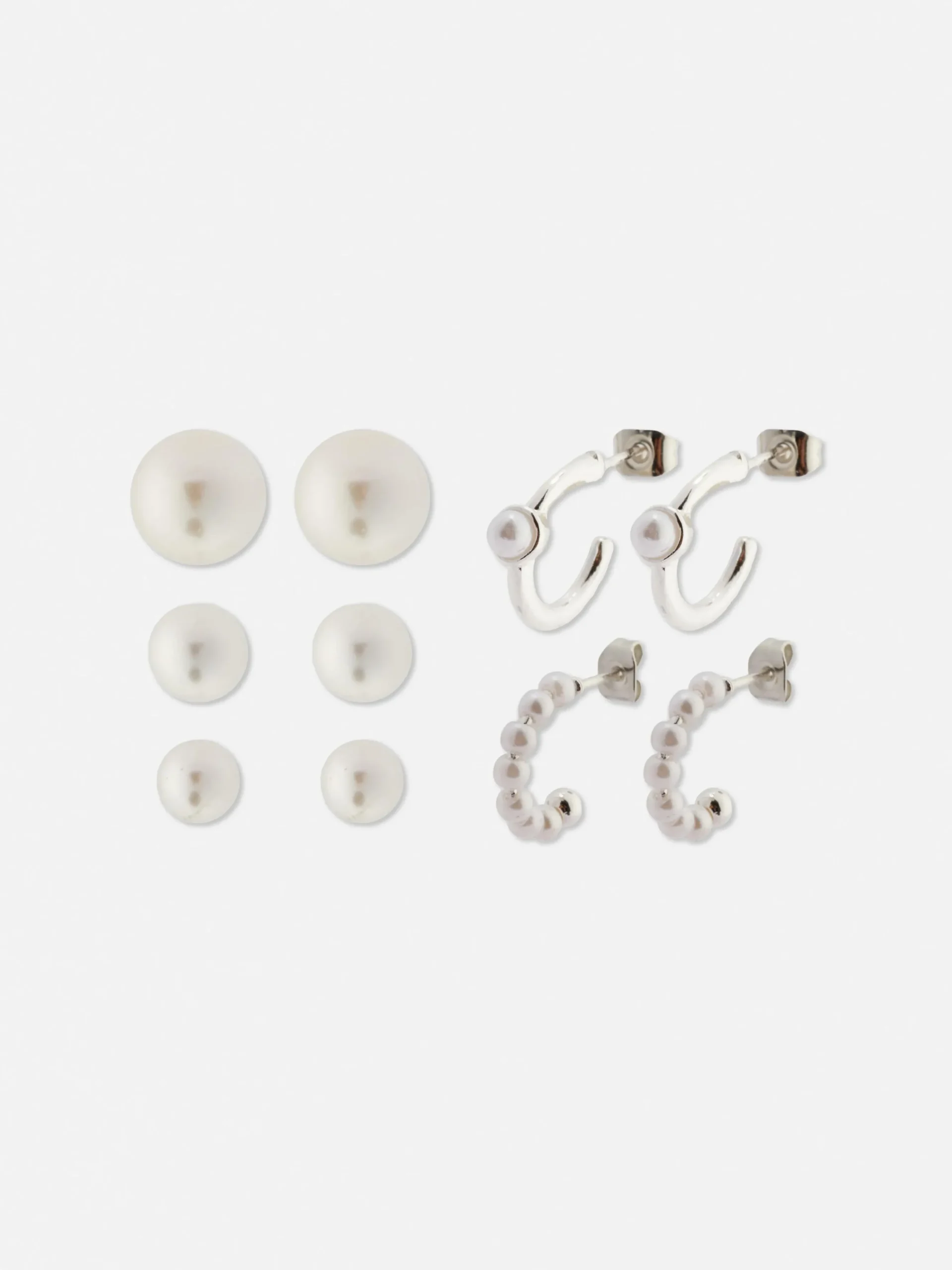 Pack De Pendientes Surtidos De Perlas Sintéticas