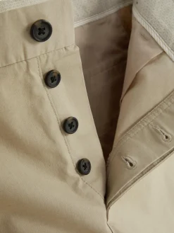 Pantalón Chino Elástico De Pernera Recta