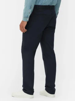 Pantalón Chino Elástico De Pernera Recta