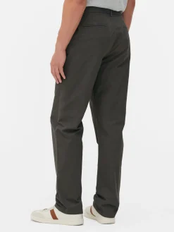 Pantalón Chino Elástico De Pernera Recta