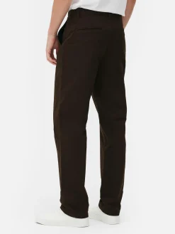 Pantalón Chino Elástico De Pernera Recta
