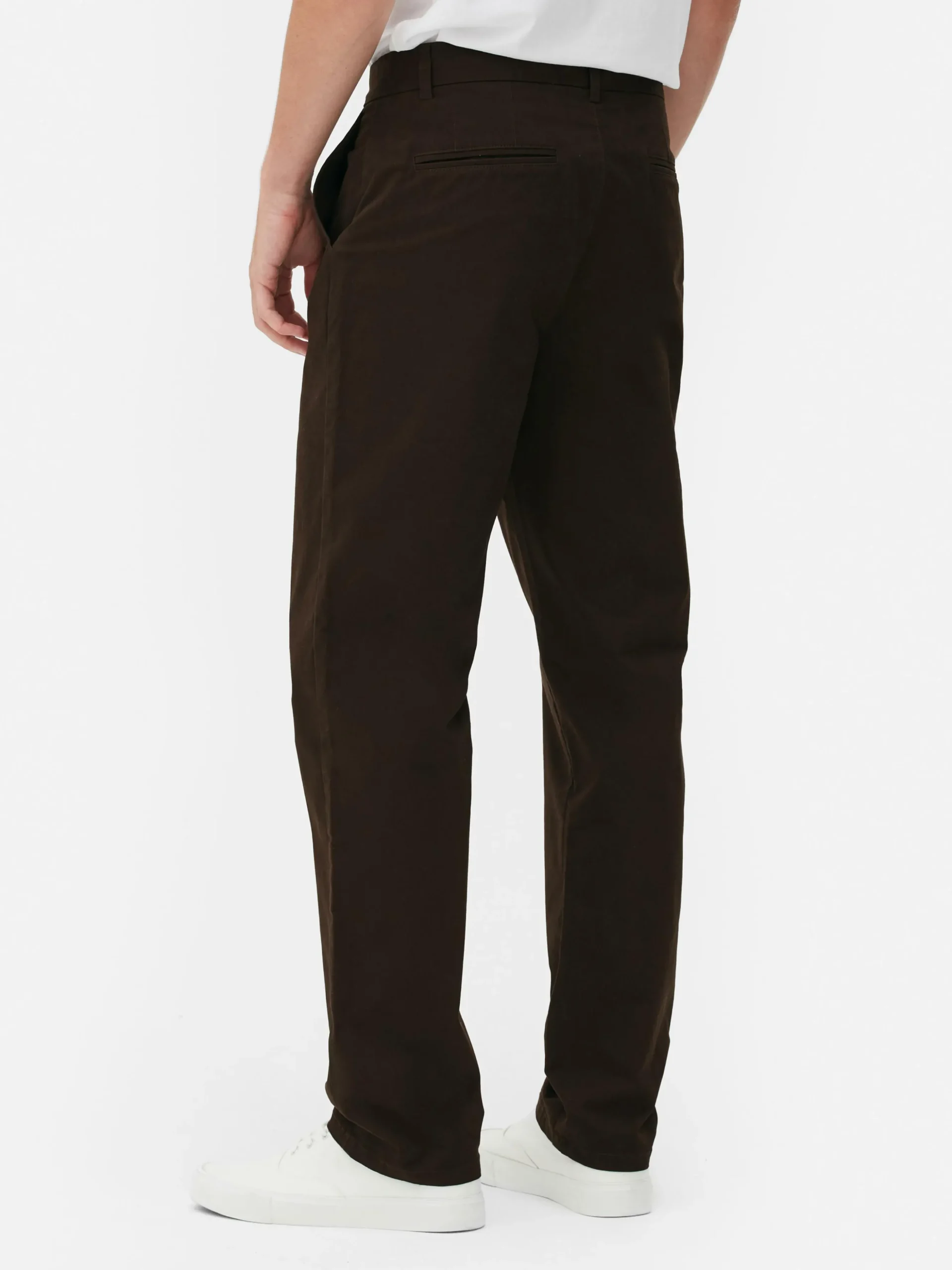 Pantalón Chino Elástico De Pernera Recta
