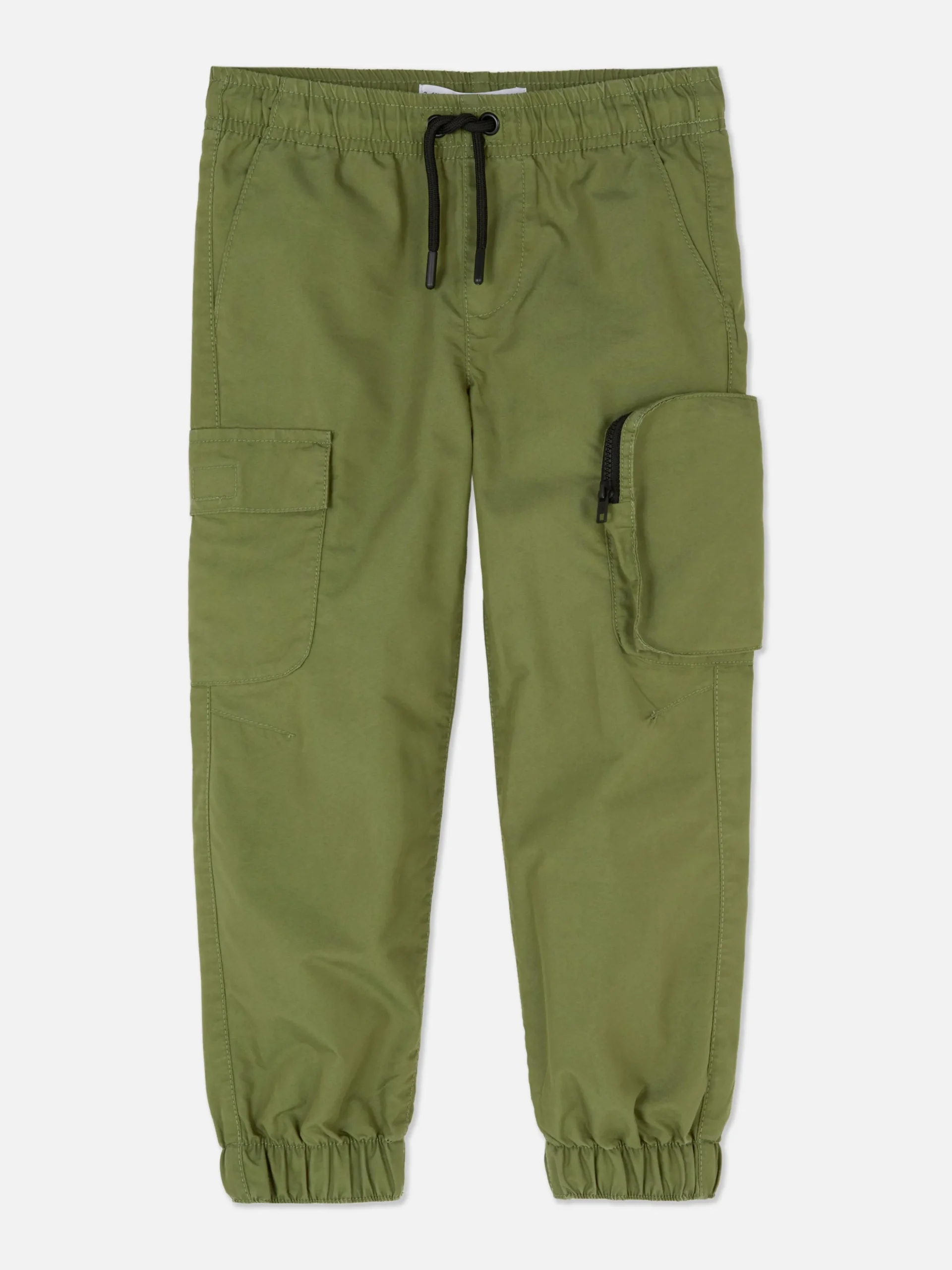 Pantalones Cargo Con Cordón De Ajuste