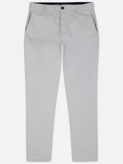 Pantalones Chinos De Corte Entallado Elásticos