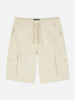 Pantalones Cortos Cargo Con Cordón De Ajuste