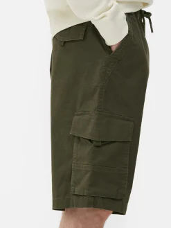 Pantalones Cortos Cargo Con Cordón De Ajuste