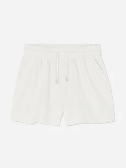 Pantalones Cortos Con Cordón Y Bolsillo De Stitch