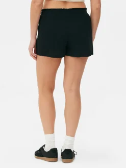 Pantalones Cortos De Corte Holgado Con Cordón