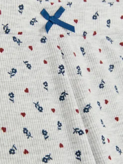 Pantalones Cortos De Pijama Con Bajo Ondulado