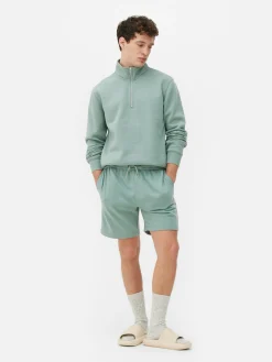 Pantalones Cortos De Punto Con Cordón De Ajuste