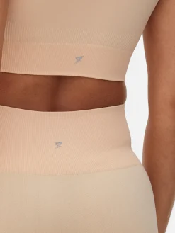 Pantalones Cortos De Talle Alto De Yoga Sin Costuras