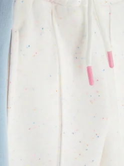 Pantalones De Chándal Bicolor Con Cordón De Ajuste