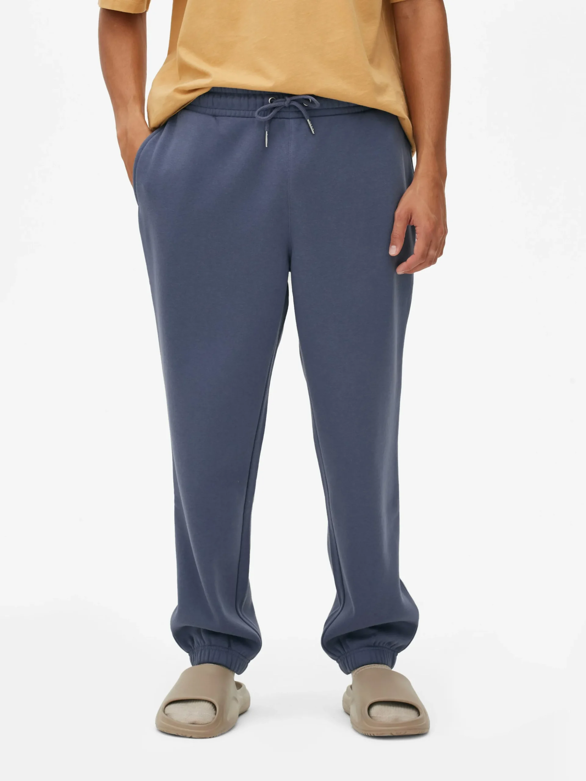 Pantalones De Chándal Básicos Con Cordón De Ajuste