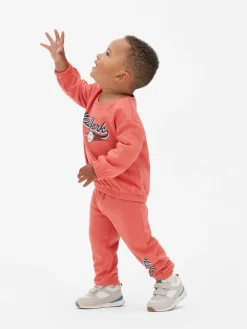 Pantalones De Chándal Con Cordón Y Bajos Ajustados