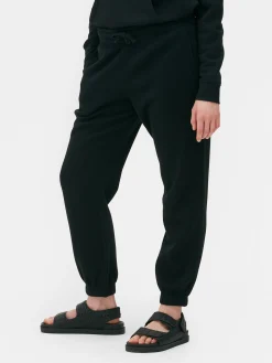 Pantalones De Chándal De Corte Recto Con Cordón De Ajuste