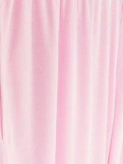 Pantalones De Pijama Acanalados Con Bajos Ajustados