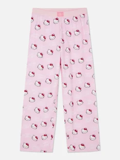 Pantalones De Pijama Anchos De Hello Kitty