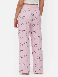 Pantalones De Pijama Anchos De Hello Kitty