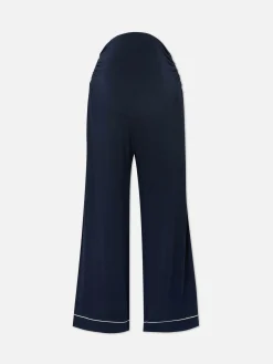 Pantalones De Pijama De Premamá De Pernera Ancha