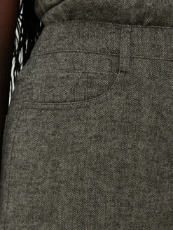 Pantalones En Tejido De Espiga De Rita Ora