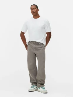 Pantalones Vaqueros De Corte Holgado