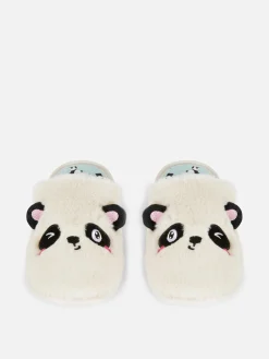 Pantuflas Con Diseño De Panda En 3D